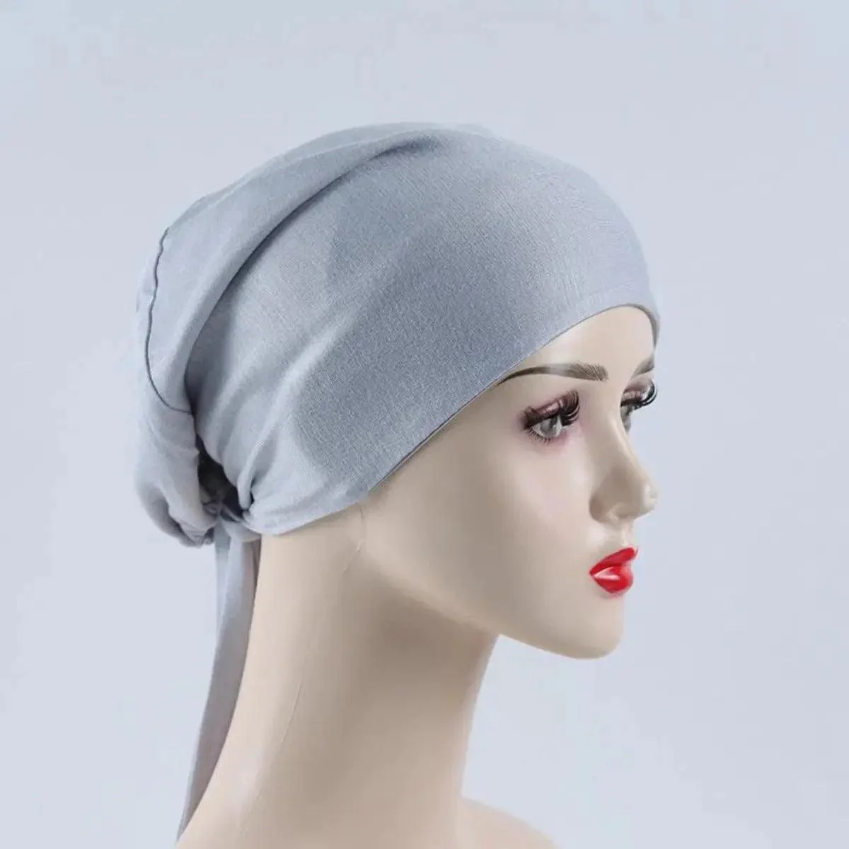 Double Layered Satin-lined Undercap (MH010) - Image 10