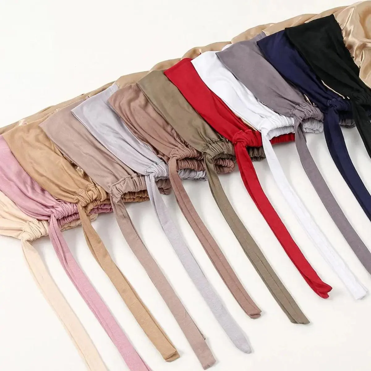 Double Layered Satin-lined Undercap (MH010) - Image 4