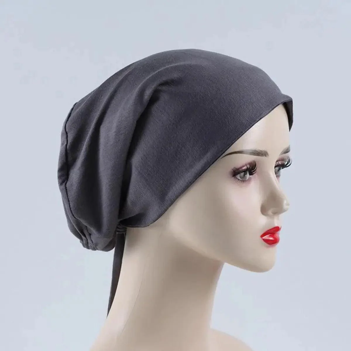Double Layered Satin-lined Undercap (MH010) - Image 9