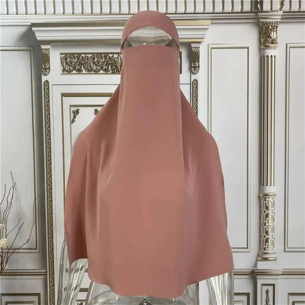 Soft Nidha Niqab 10 Shades Available (MH016) - Image 3