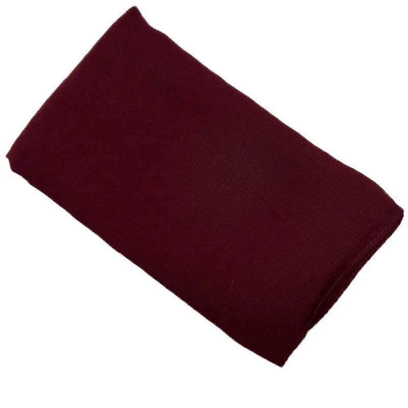 Composite Silk Chiffon Scarf  Classics Hijab (MH021) - Image 30