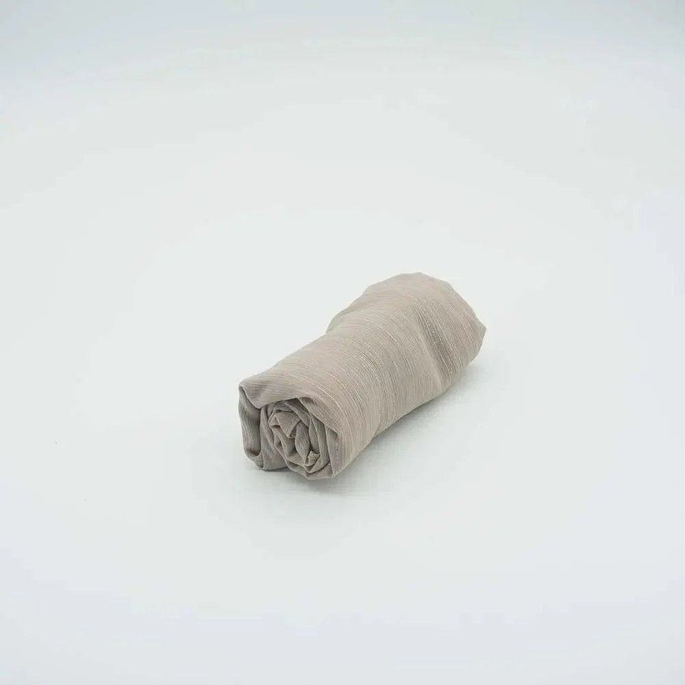 Women's hijab in Solid Color with Silver Silk Bronzing (MH022) - Image 12