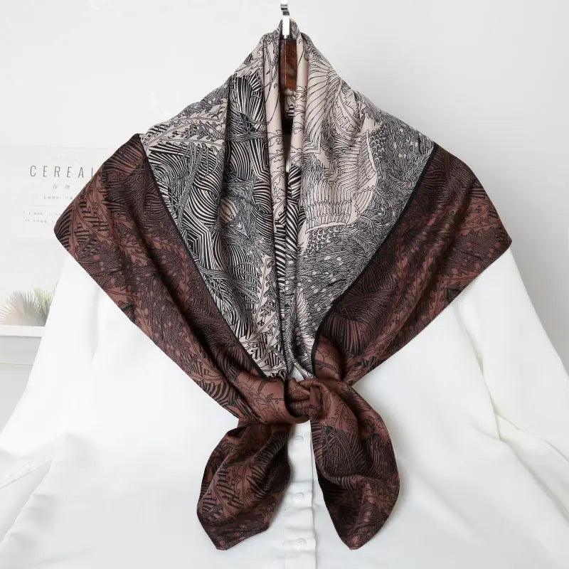Scarf Fashion Print Hijab (MH026) - Image 11