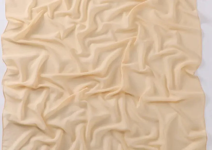 Pearl chiffon square hijab (MH028) - Image 14