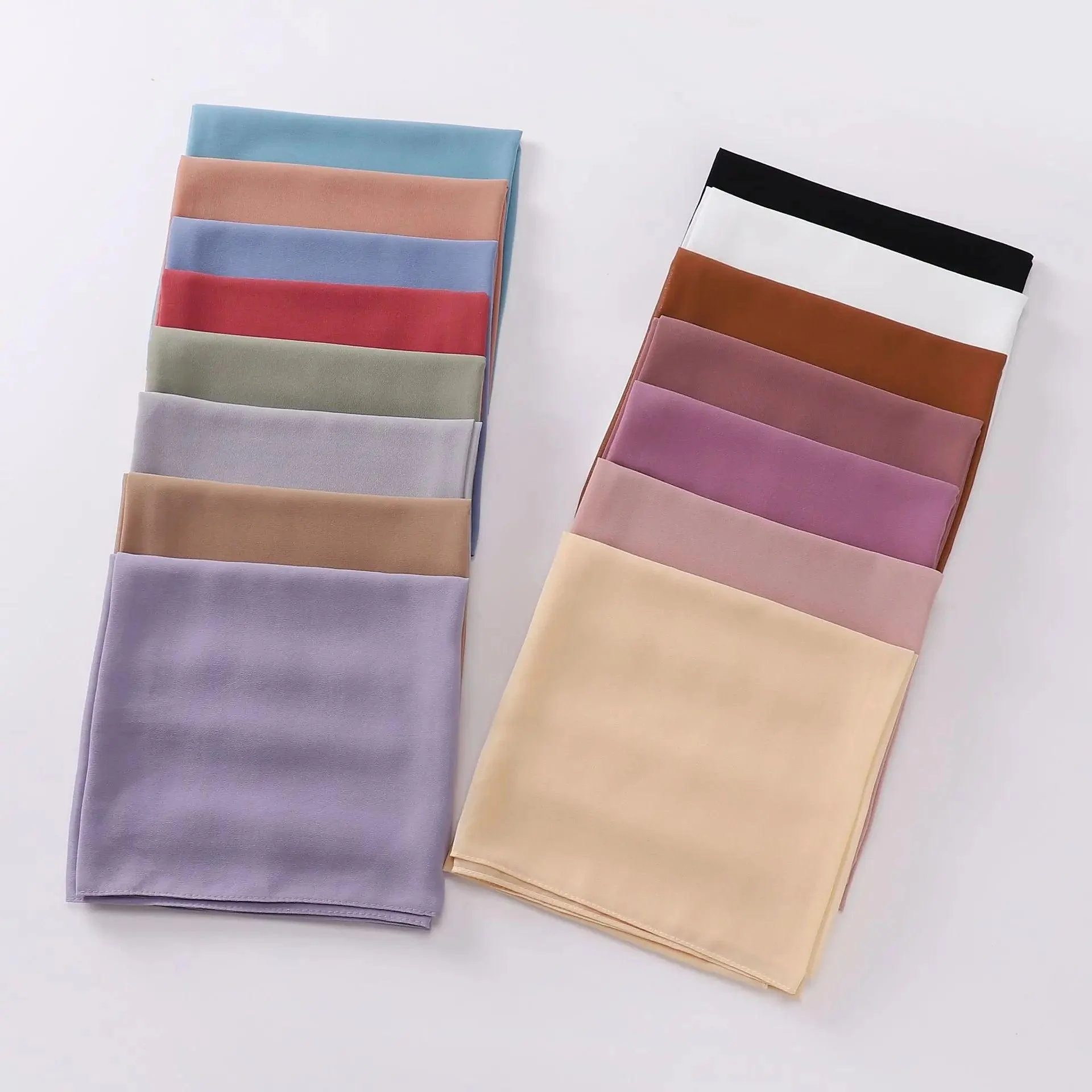 Pearl chiffon square hijab (MH028) - Image 3