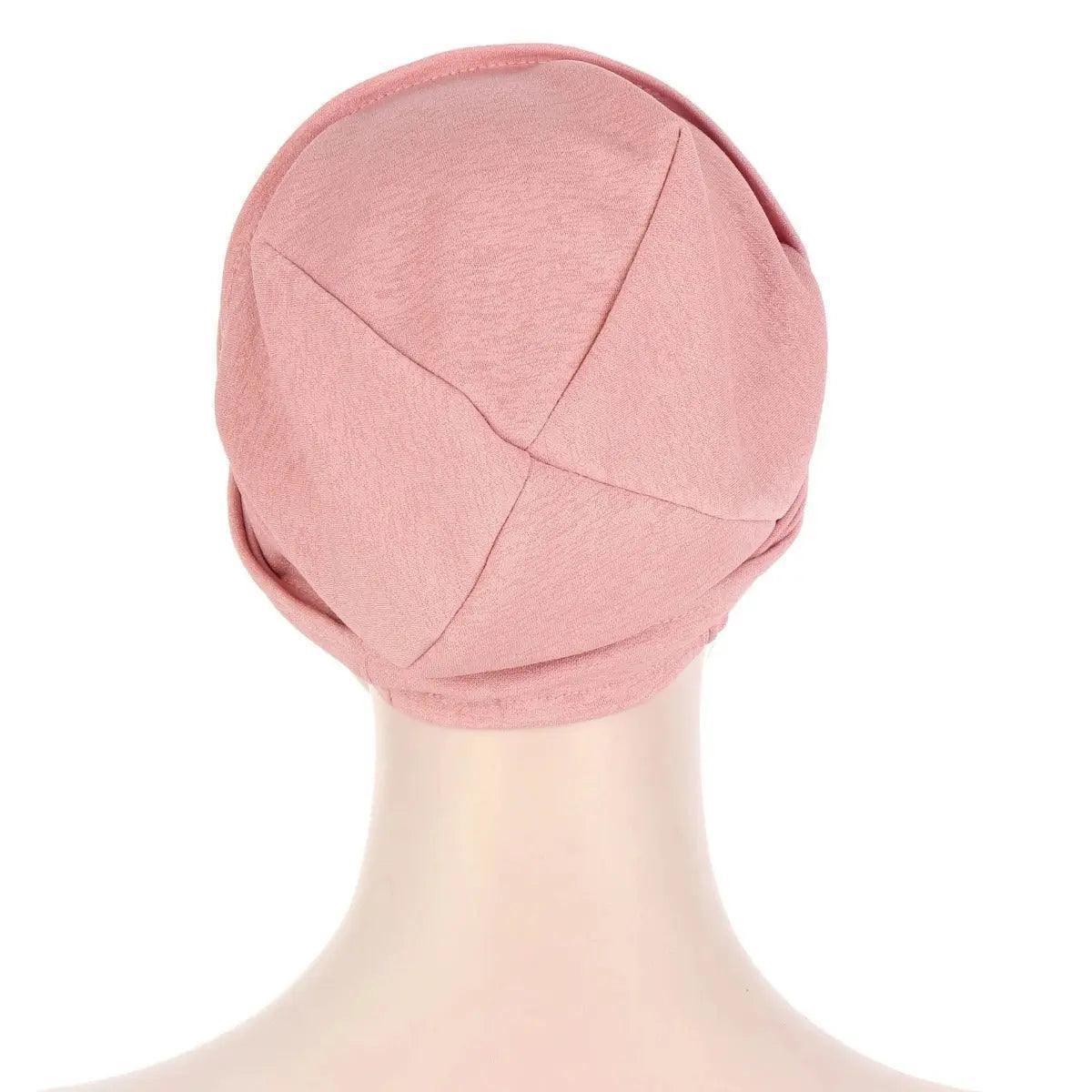 Solid Color Slub Cotton Undercap Hijab (MH031) - Image 5