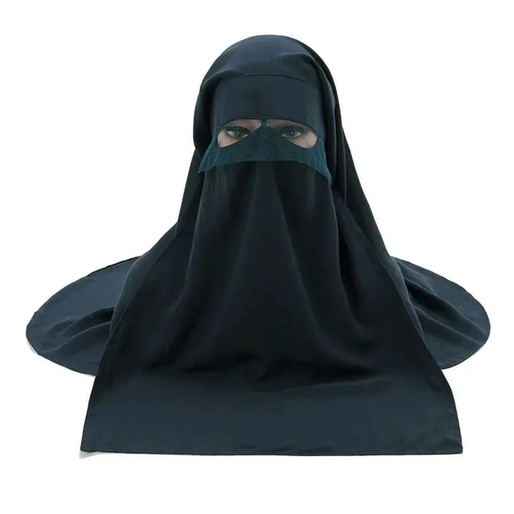 Face Veil Niqab Set (MH033) - Image 11