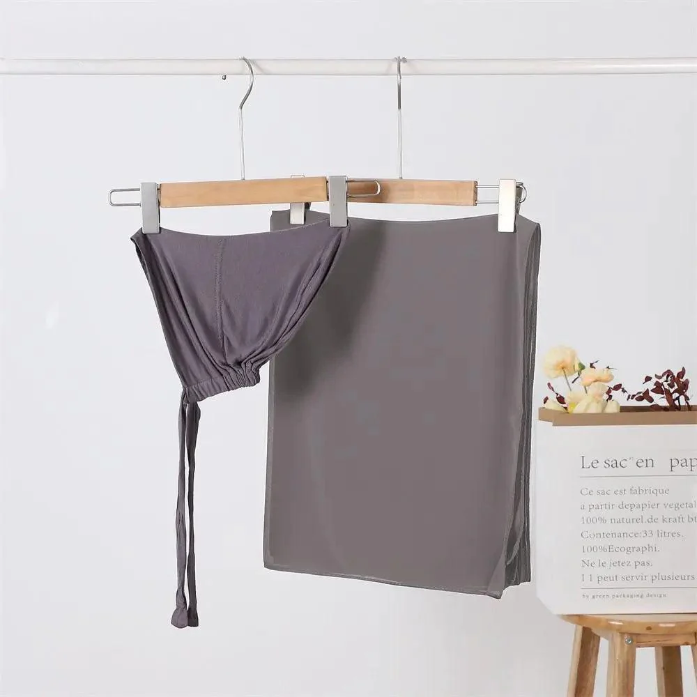 Chiffon Hijab with Cord Base Cap 2pcs Set (MH037) - Image 8