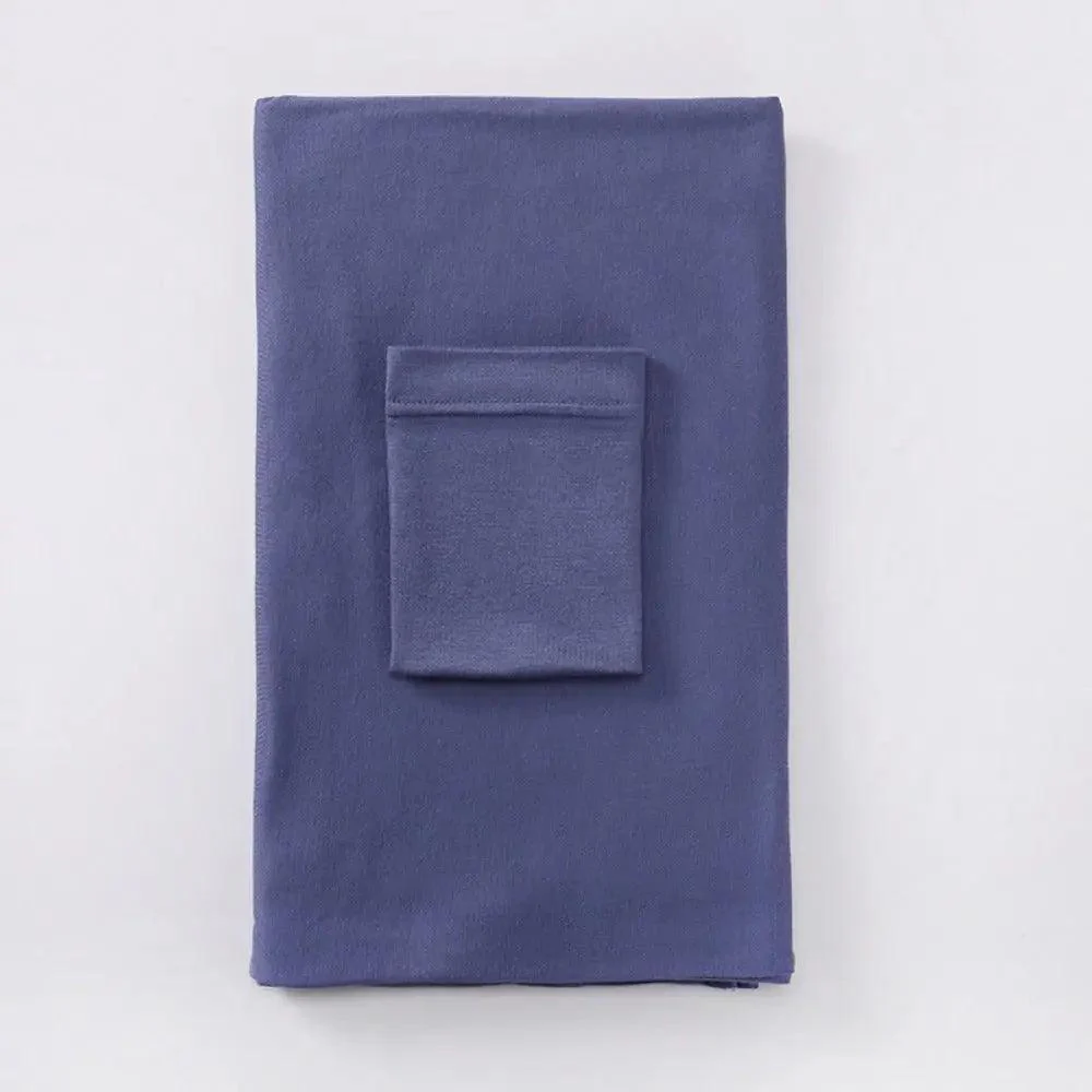 Solid Color Hijab With Basic Headscarf Cap (MH038) - Image 15