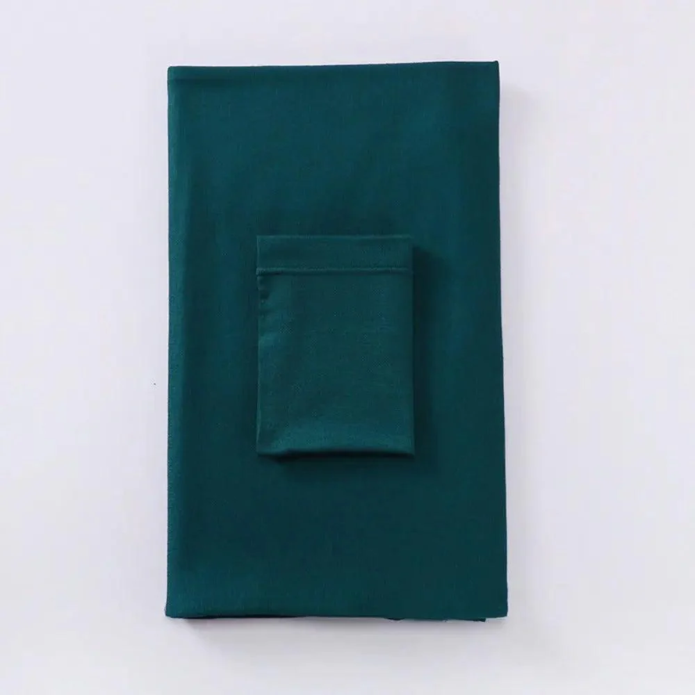 Solid Color Hijab With Basic Headscarf Cap (MH038) - Image 18