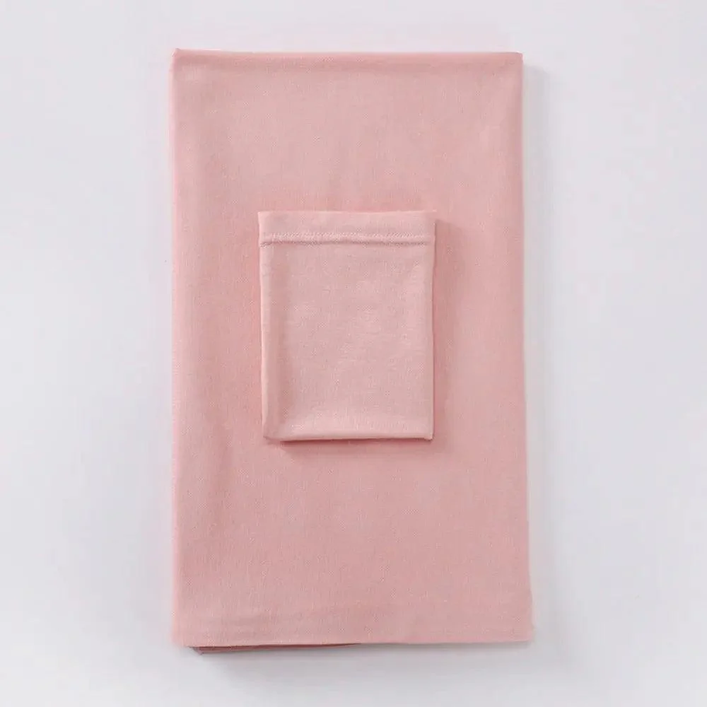 Solid Color Hijab With Basic Headscarf Cap (MH038) - Image 34
