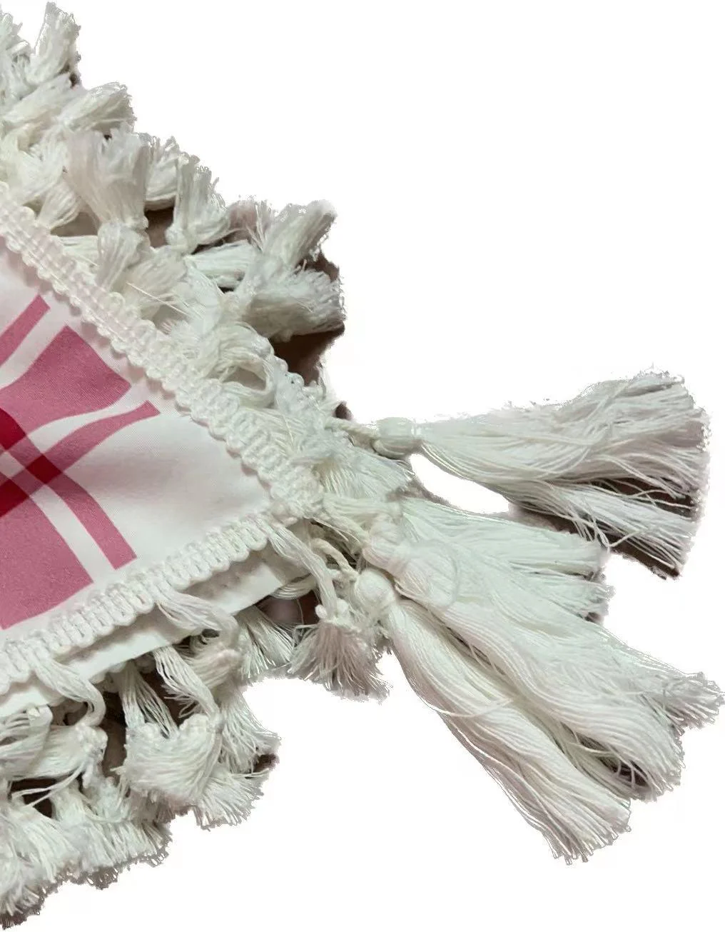 MH052 Four-Sided Fringed  Keffiyeh Square Hijab - Image 7