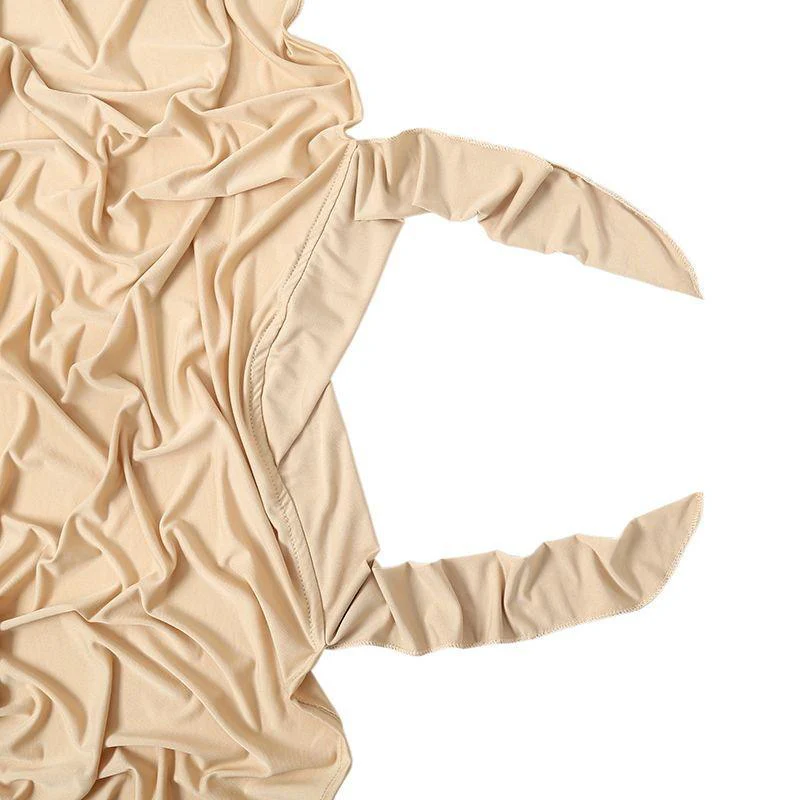 MH059 Solid Color Single Layer Cross Stretch Hijab - Image 4