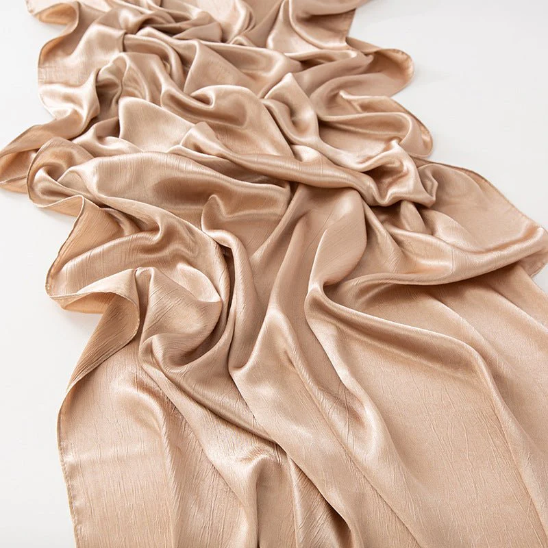 MH065 Bark Wrinkled Glossy Satin Imitation Silk - Image 13