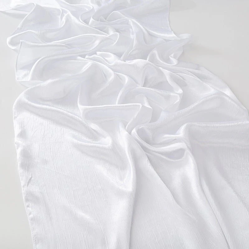 MH065 Bark Wrinkled Glossy Satin Imitation Silk - Image 15