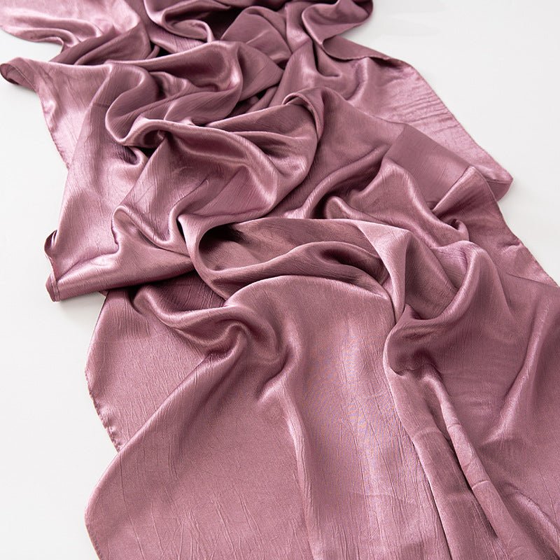 MH065 Bark Wrinkled Glossy Satin Imitation Silk - Image 17