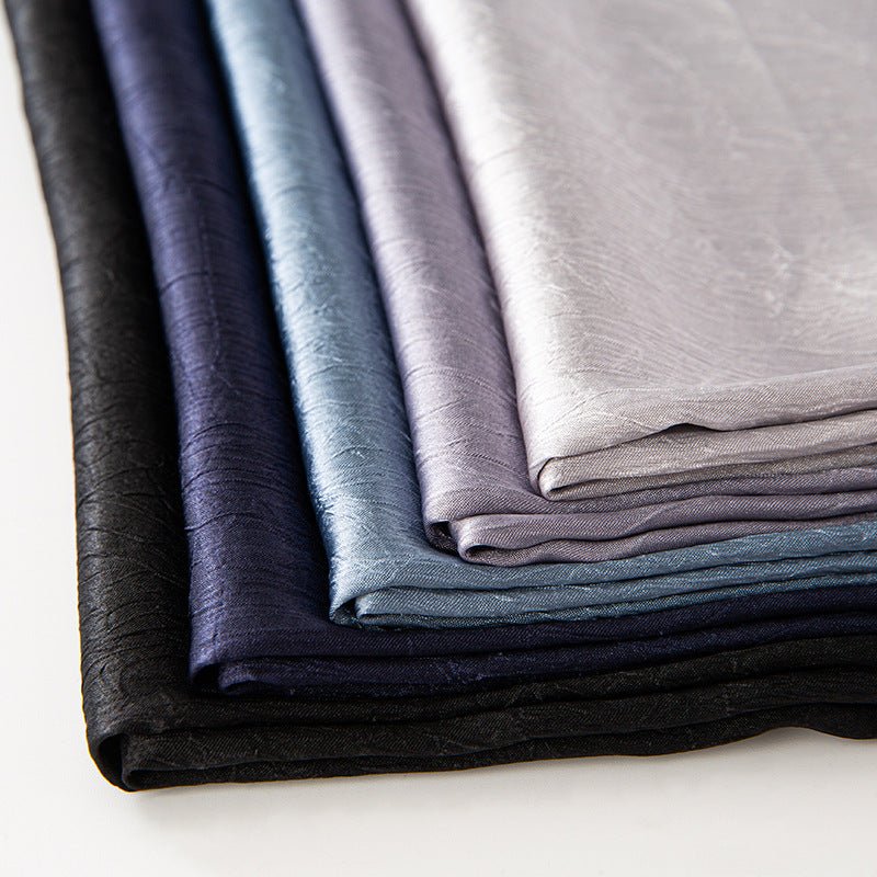 MH065 Bark Wrinkled Glossy Satin Imitation Silk - Image 2