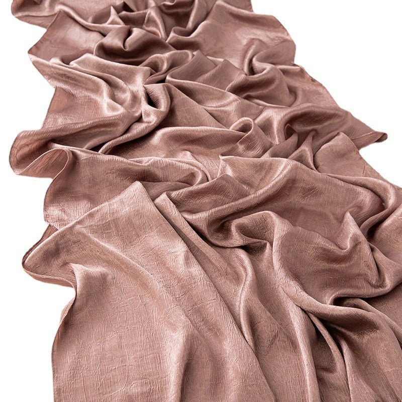 MH065 Bark Wrinkled Glossy Satin Imitation Silk - Image 5