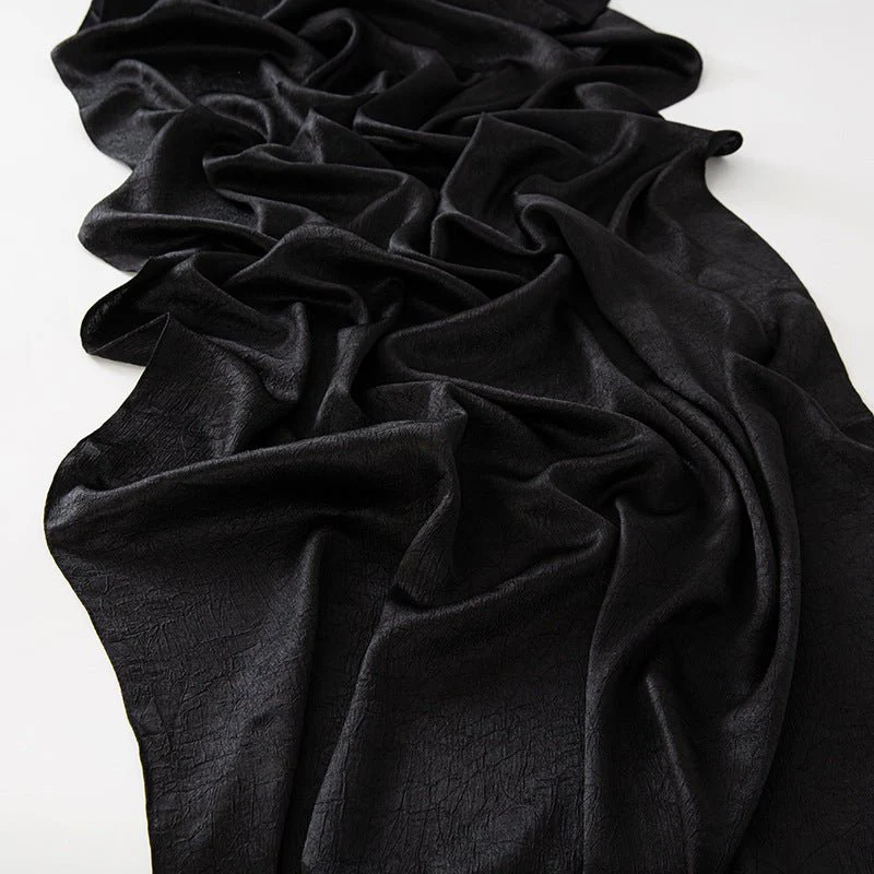 MH065 Bark Wrinkled Glossy Satin Imitation Silk - Image 6