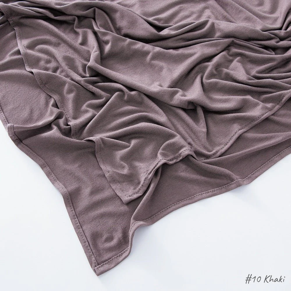 High Quality Right Angle Curled Modal Mercerized Cotton Breathable Hijab(MH068) - Image 12