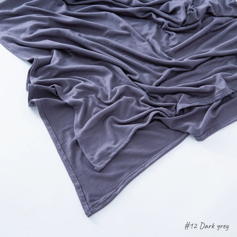 High Quality Right Angle Curled Modal Mercerized Cotton Breathable Hijab(MH068) - Image 14