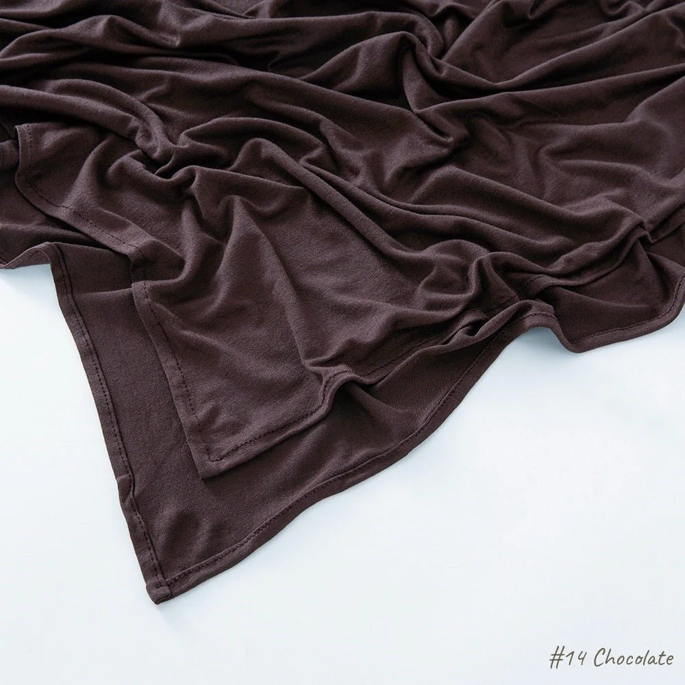 High Quality Right Angle Curled Modal Mercerized Cotton Breathable Hijab(MH068) - Image 16