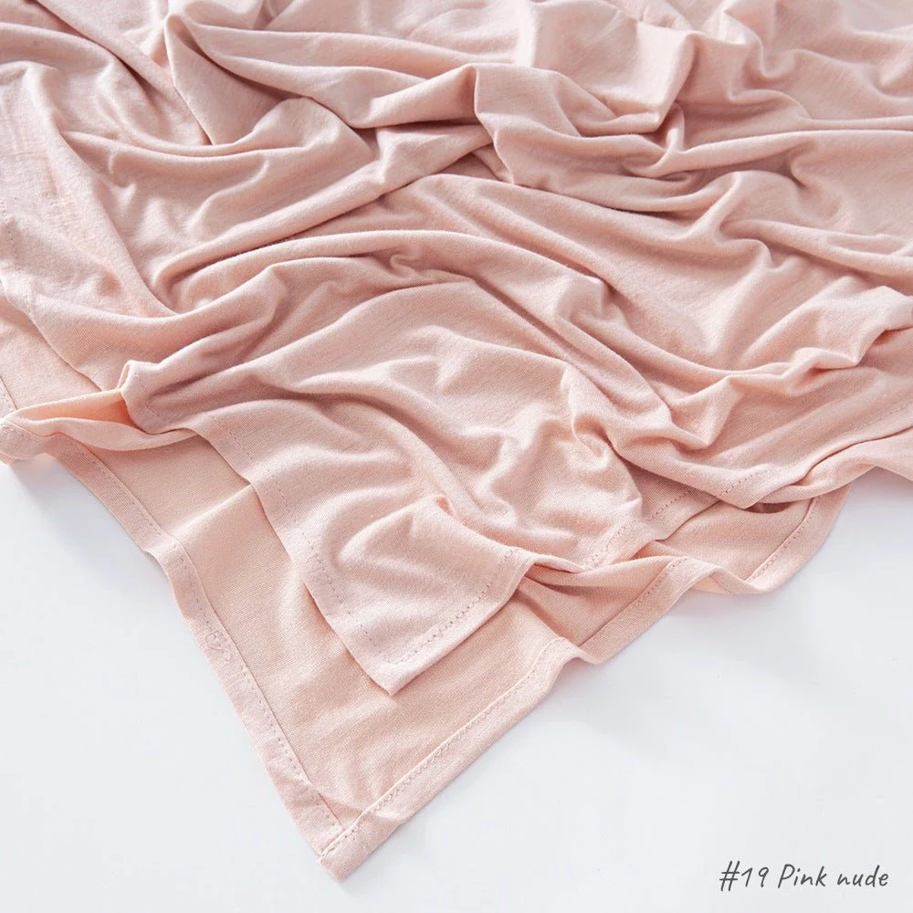 High Quality Right Angle Curled Modal Mercerized Cotton Breathable Hijab(MH068) - Image 21