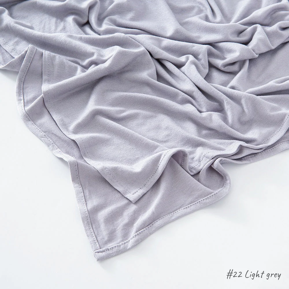 High Quality Right Angle Curled Modal Mercerized Cotton Breathable Hijab(MH068) - Image 24