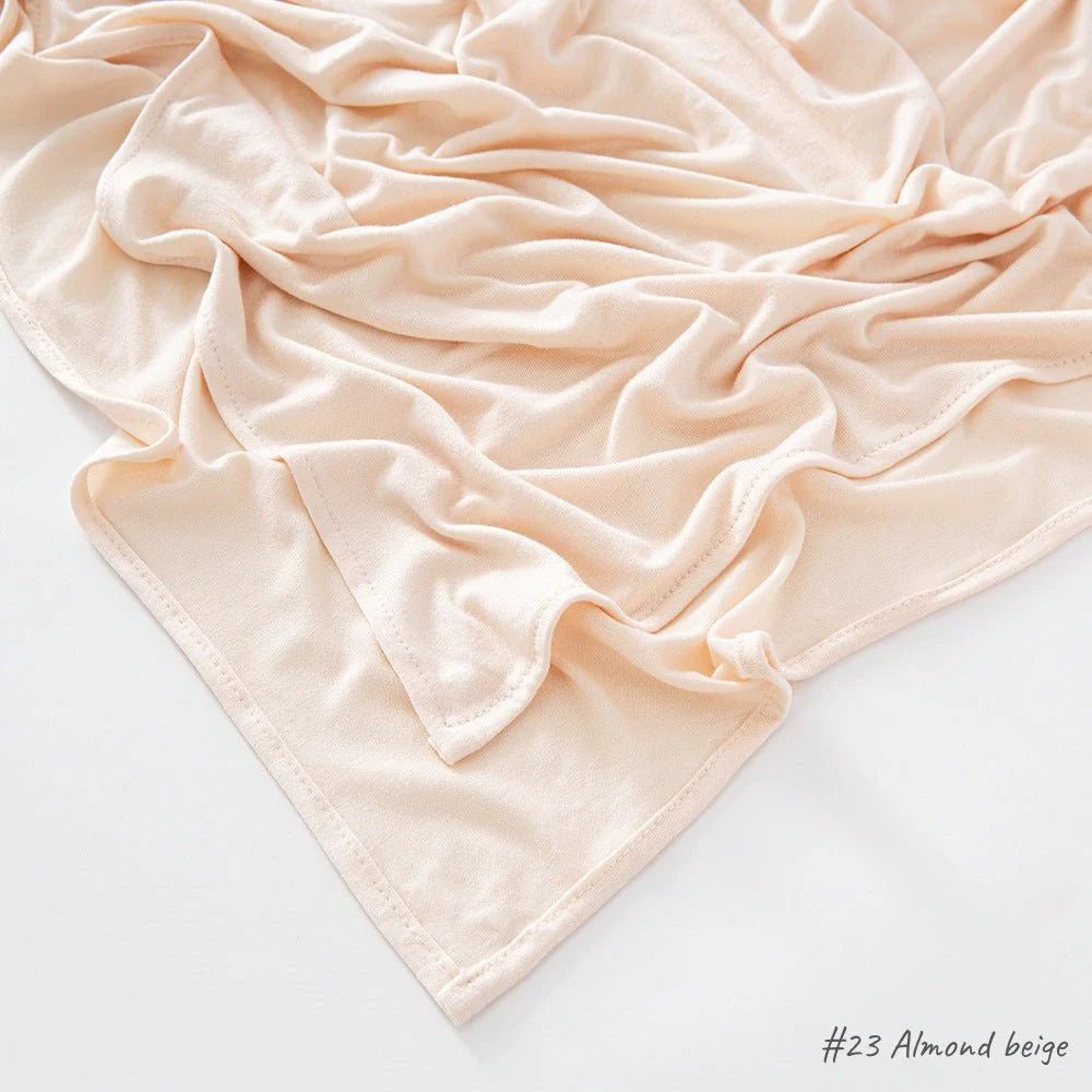High Quality Right Angle Curled Modal Mercerized Cotton Breathable Hijab(MH068) - Image 25