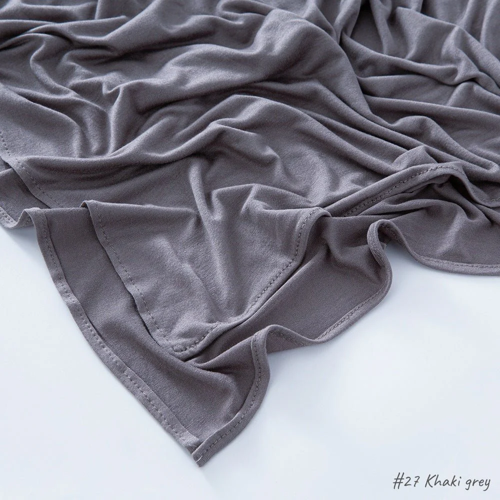 High Quality Right Angle Curled Modal Mercerized Cotton Breathable Hijab(MH068) - Image 29