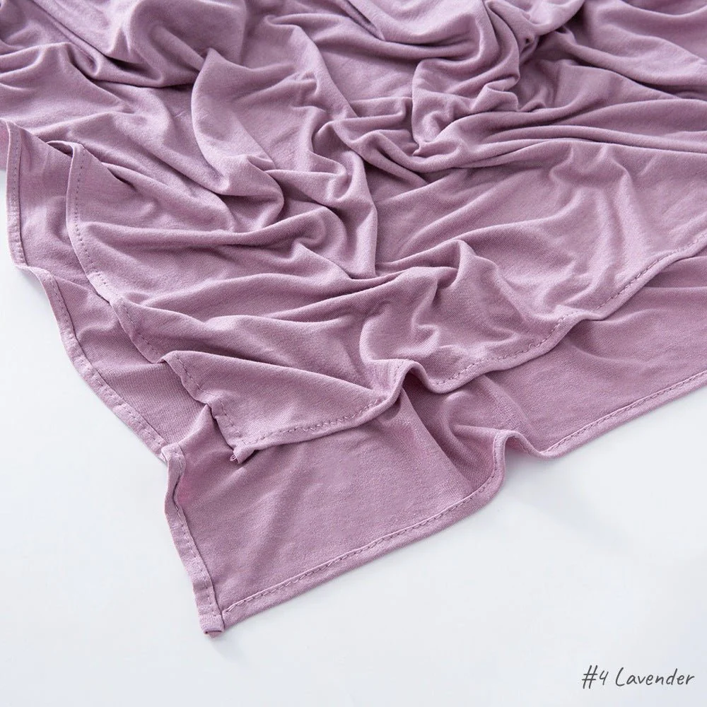 High Quality Right Angle Curled Modal Mercerized Cotton Breathable Hijab(MH068) - Image 6
