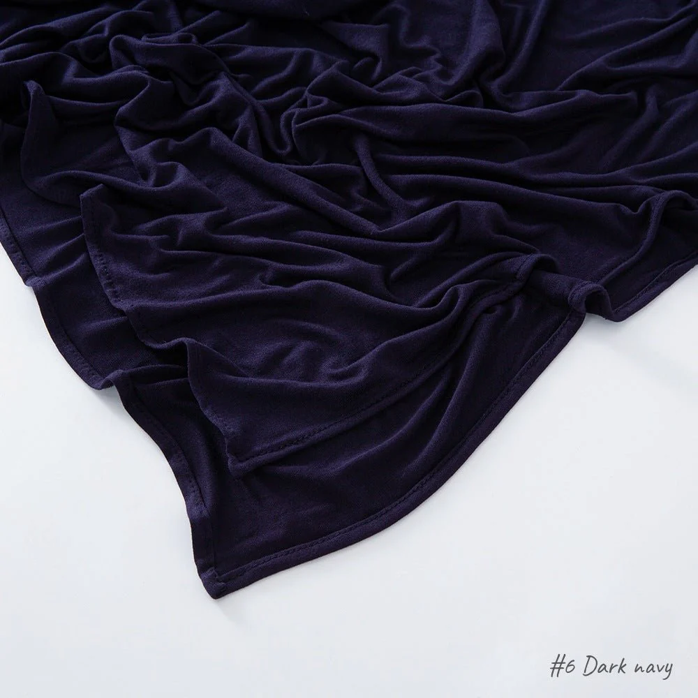 High Quality Right Angle Curled Modal Mercerized Cotton Breathable Hijab(MH068) - Image 8