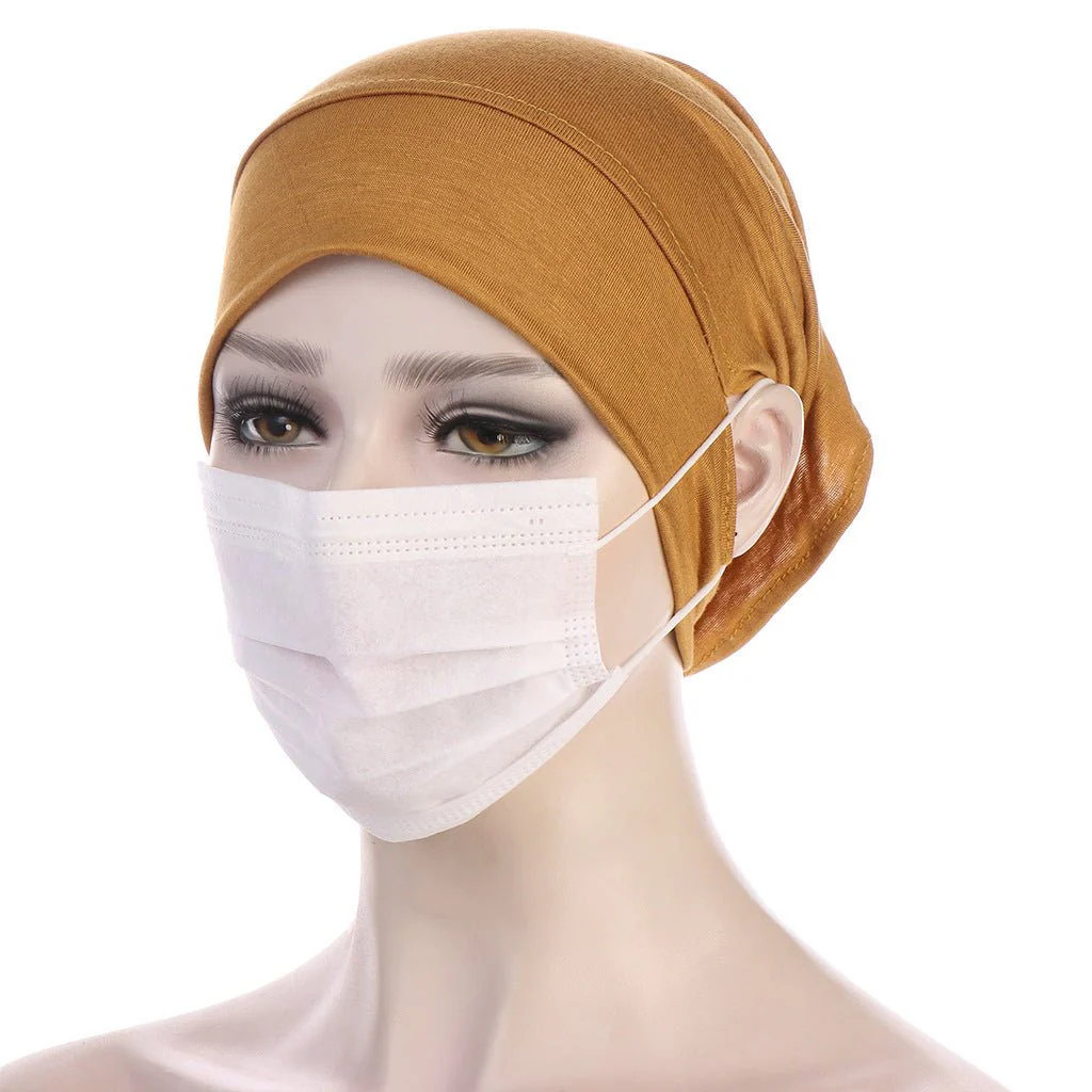 MH075 Flat Brim With Pierced Ears - Pullover Hat - Image 14