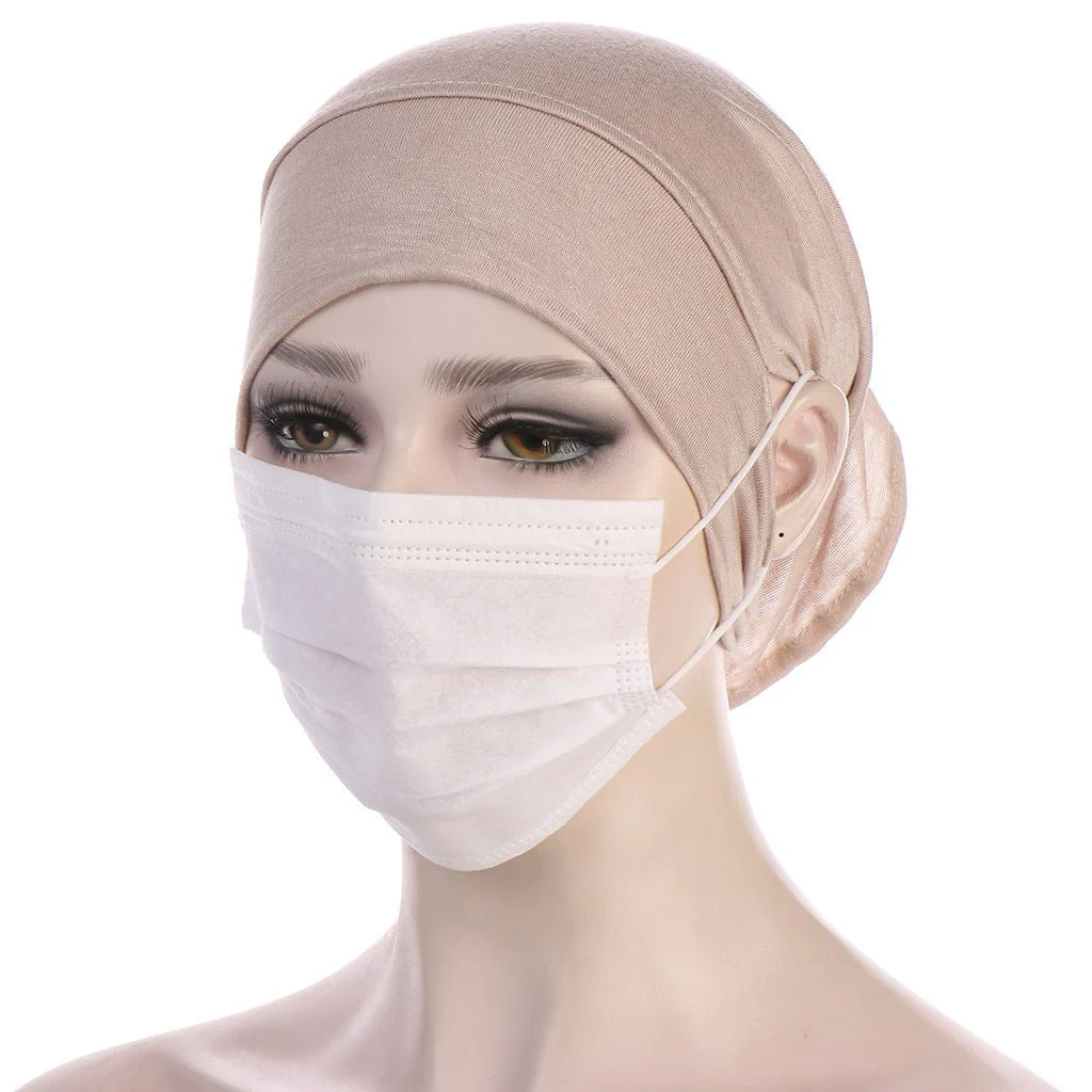 MH075 Flat Brim With Pierced Ears - Pullover Hat - Image 15
