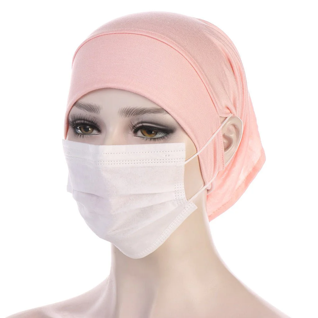 MH075 Flat Brim With Pierced Ears - Pullover Hat - Image 16