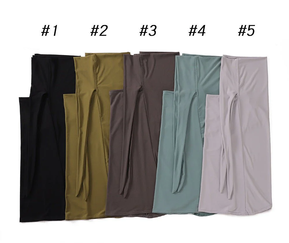 MH081 Dual Purpose Veil Bottom Hat Hijab - Image 29