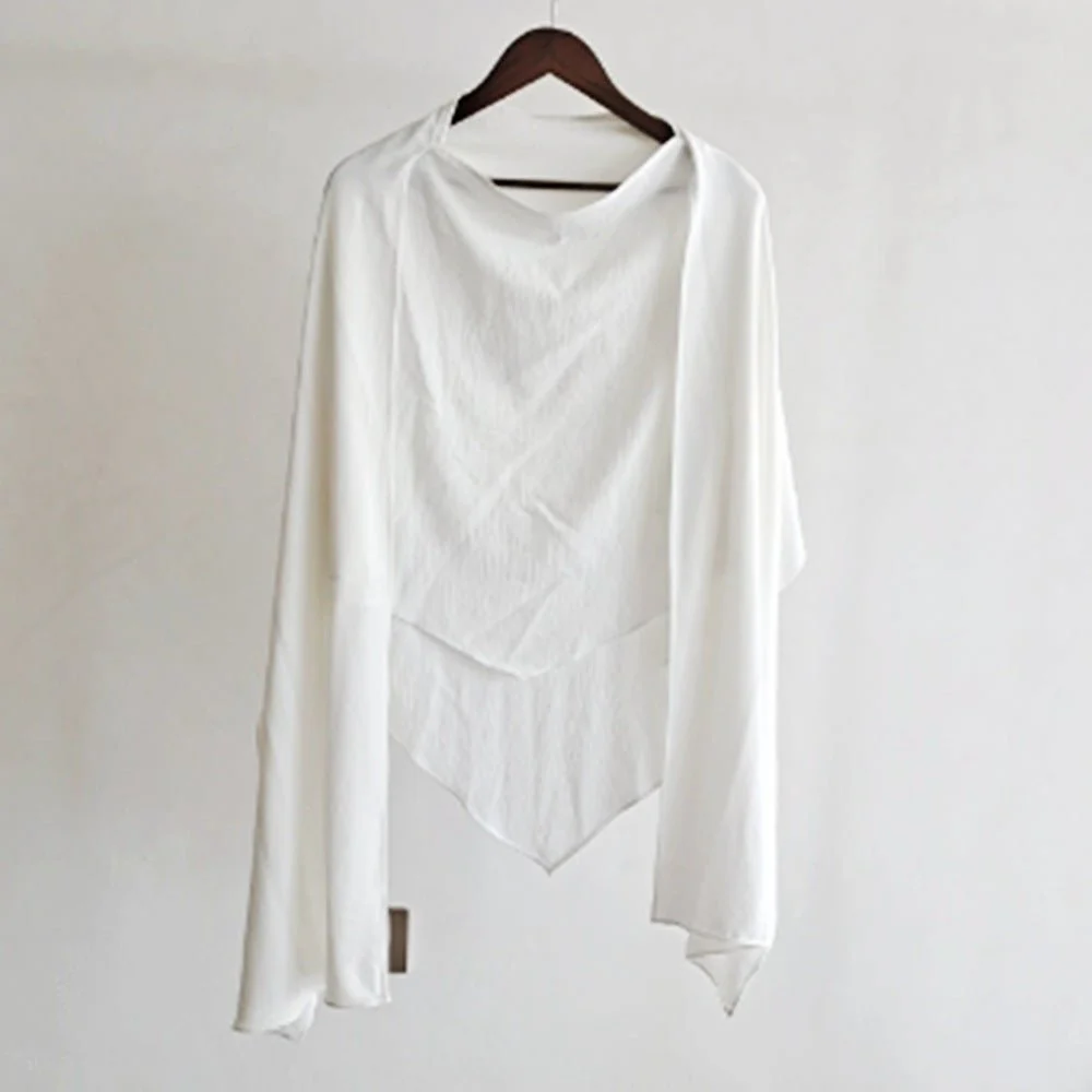 Fashion Single Layer Hijab Shawl With Scarf (MH082) - Image 12