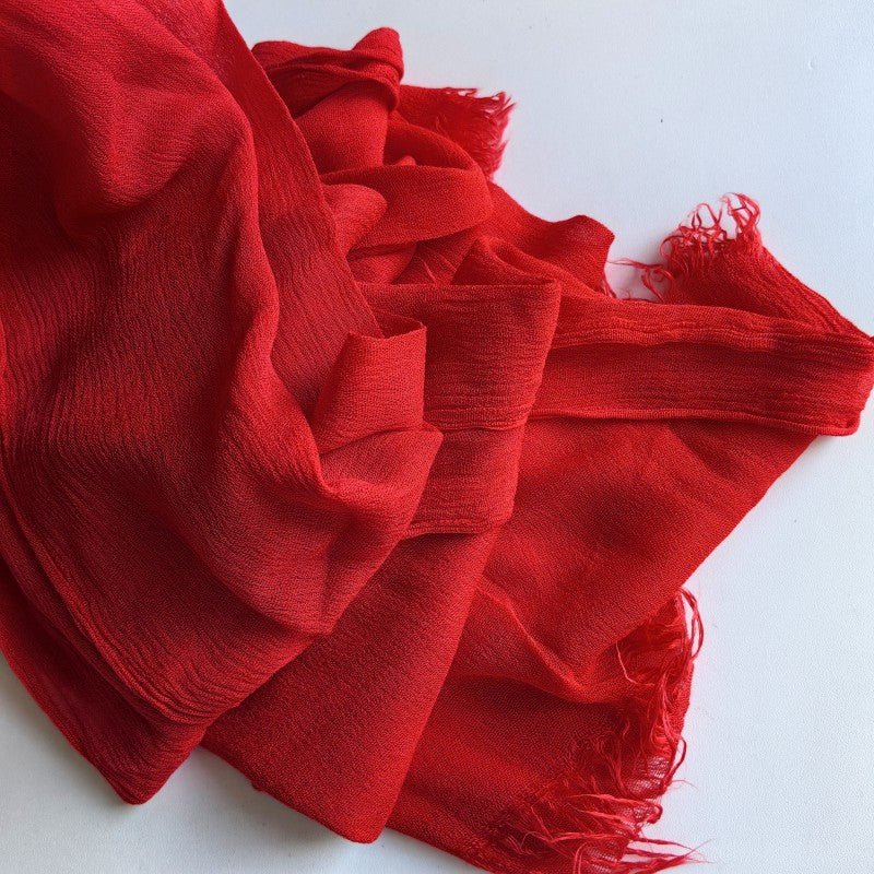 Cotton Tassel Hijab | Crepe Tassel Hijab (MH086) - Image 10