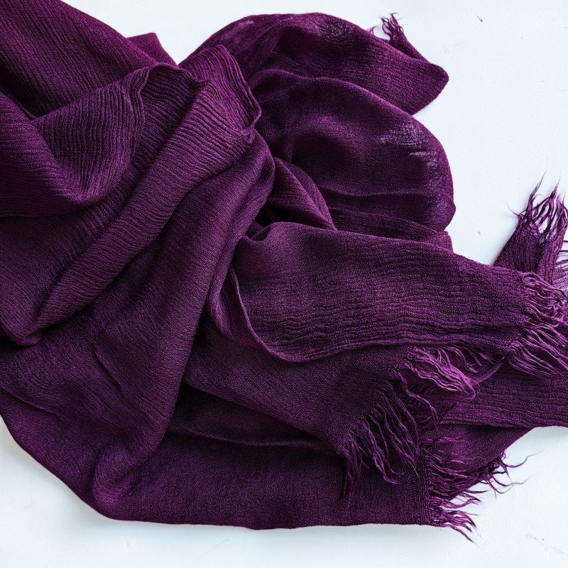 Cotton Tassel Hijab | Crepe Tassel Hijab (MH086) - Image 12