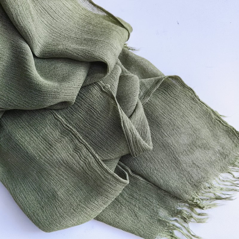 Cotton Tassel Hijab | Crepe Tassel Hijab (MH086) - Image 18