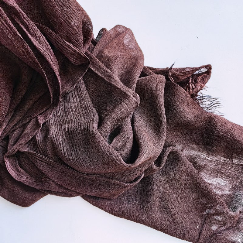 Cotton Tassel Hijab | Crepe Tassel Hijab (MH086) - Image 22