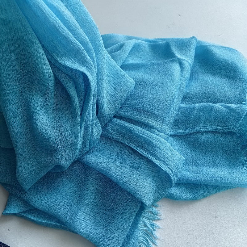 Cotton Tassel Hijab | Crepe Tassel Hijab (MH086) - Image 35