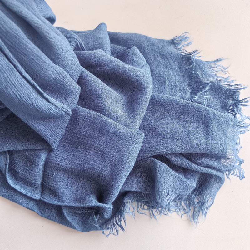 Cotton Tassel Hijab | Crepe Tassel Hijab (MH086) - Image 41
