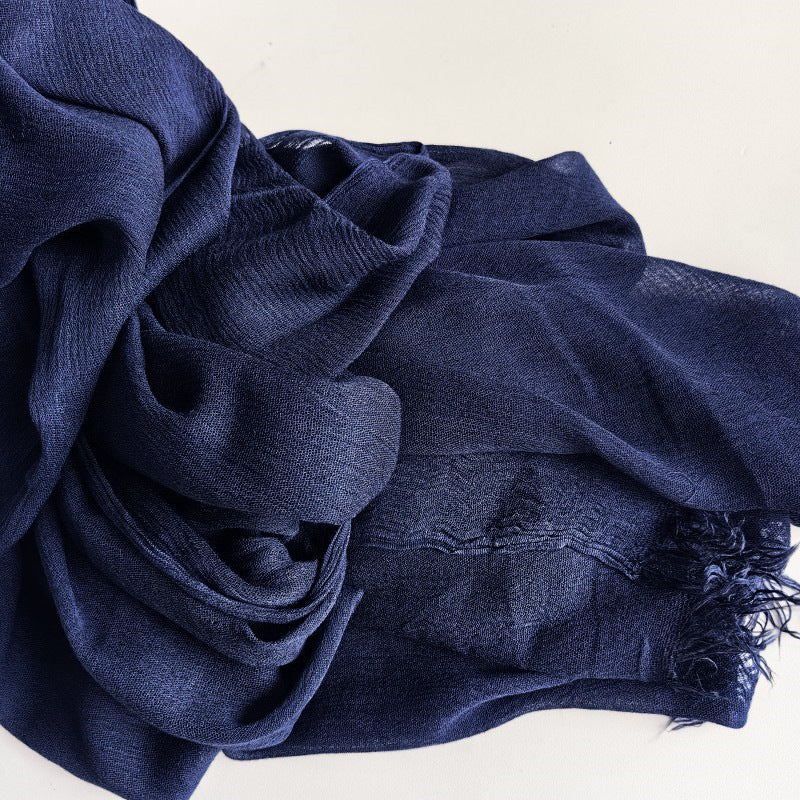 Cotton Tassel Hijab | Crepe Tassel Hijab (MH086) - Image 42