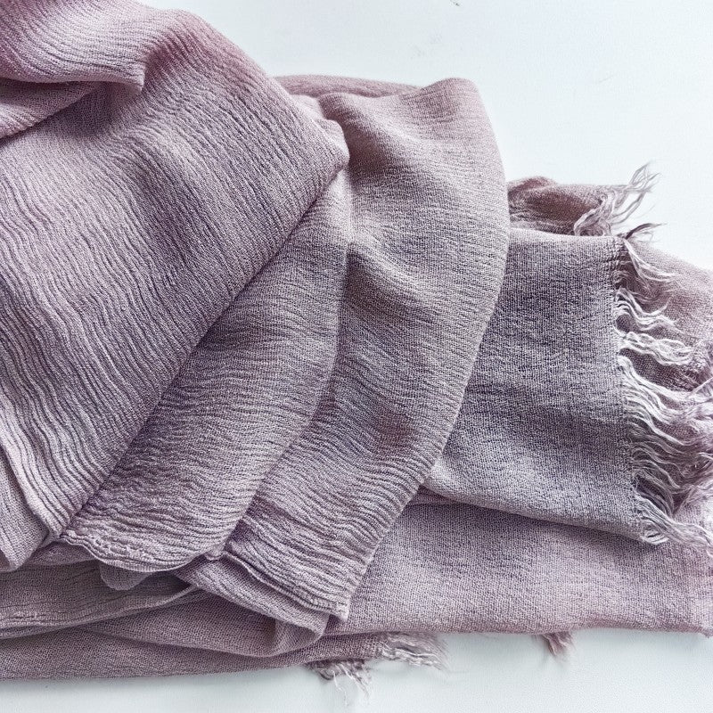 Cotton Tassel Hijab | Crepe Tassel Hijab (MH086) - Image 49