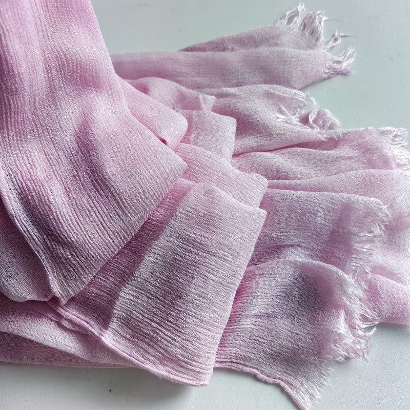 Cotton Tassel Hijab | Crepe Tassel Hijab (MH086) - Image 52