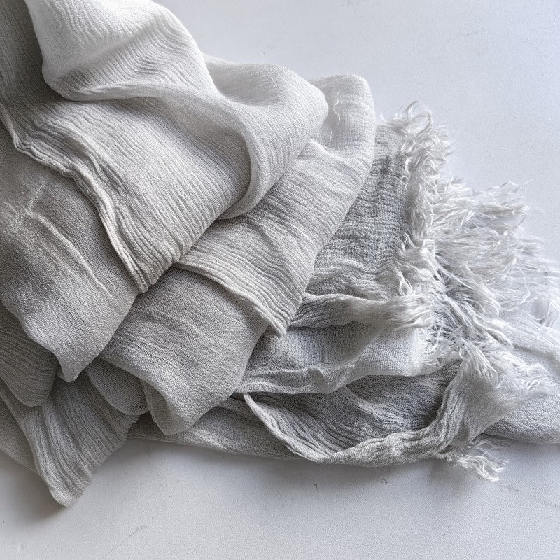 Cotton Tassel Hijab | Crepe Tassel Hijab (MH086) - Image 58