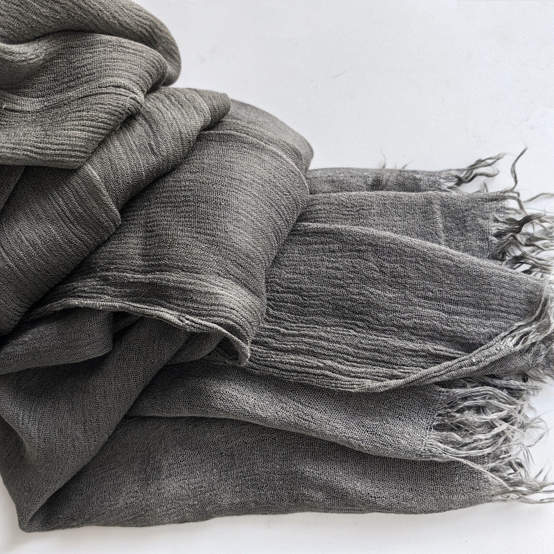 Cotton Tassel Hijab | Crepe Tassel Hijab (MH086) - Image 61