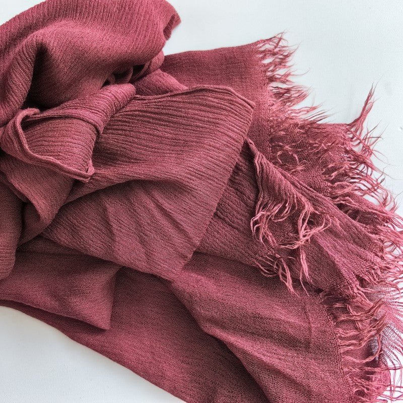 Cotton Tassel Hijab | Crepe Tassel Hijab (MH086) - Image 8
