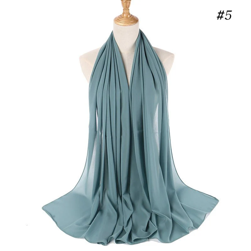 MH089 Pearl Chiffon Bubble Hijab - Image 13